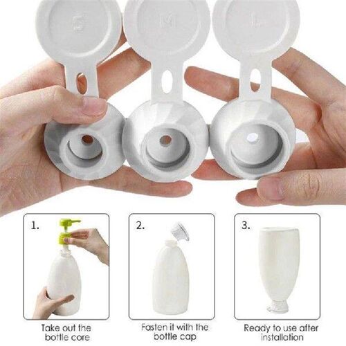 Inverted Bottle Cap Shower Gel Shampoo Leakproof Bottle Cap