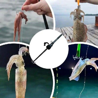 Squid Gaff Stainless steel or nickel plated Five Hooks