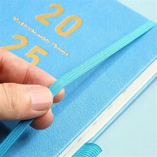 A5 2025 Agenda Planner Note 176 Pages Paper 12 Months