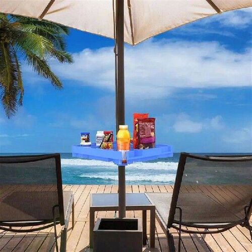 Beach Umbrella Table Portable Beach Drink Holder Beach Tray