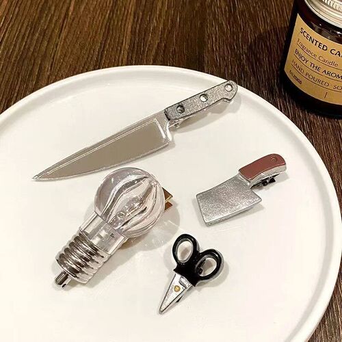 Punk Hairpin Headdress Blade Knife Cool Hair Clips Hair Acce