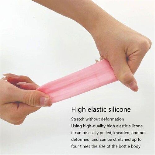 Travel Container Sleeves Elastic Silicone Bottle Covers for