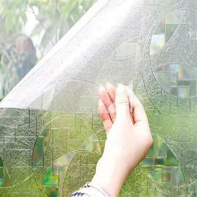 1PC PVC Rainbow Prism Window Sticker Window Privacy Film