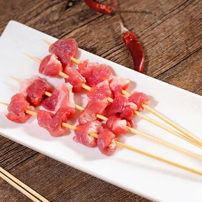 90pcs Bamboo Stick Food Grade Bamboo Skewer Sticks Disposabl