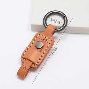 Sewn Per Simple Hand Keychain Creative Leather Retro Premium