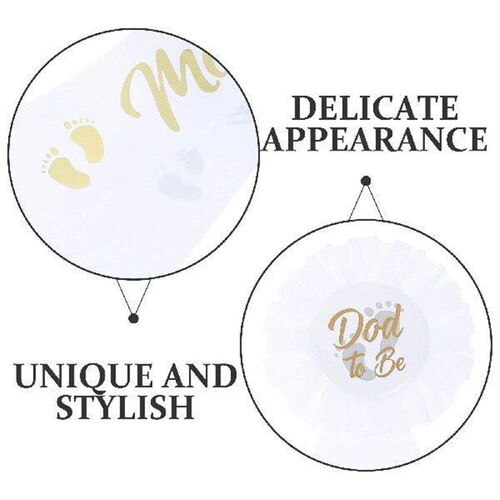 Party Strap Badge Dad Gift to Be Baby Shower Decorations