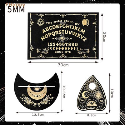 12inch Wooden Divination Pendulum Board Engraved Magic Ouija