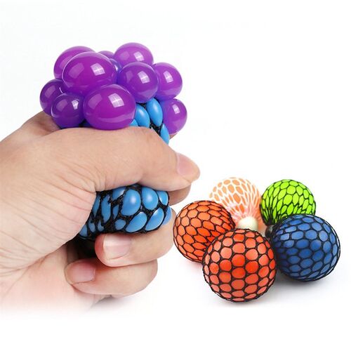 New 5cm Hand Squeeze Grape Ball Fidget Vent Ball Toy Miniatu