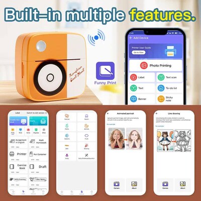 New Photo Printing Machine D2 Printers Thermal Paper ers Pap