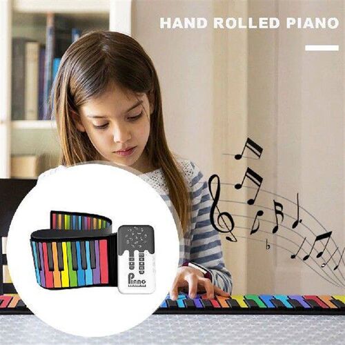 49 Keys Flexible Roll Up Piano Inner Drum Model Function