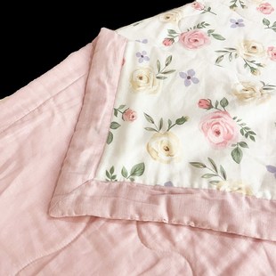 帝豪家纺 可水洗棉花被层纱空调被单人人空调被夏凉被