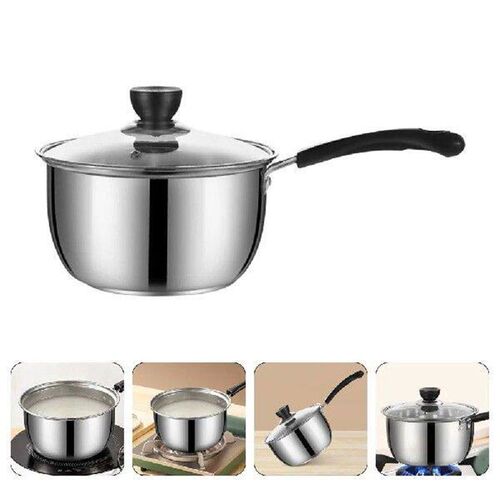 with Lid Stainless Steel Small Sauce Pan Cooking Pots Lids