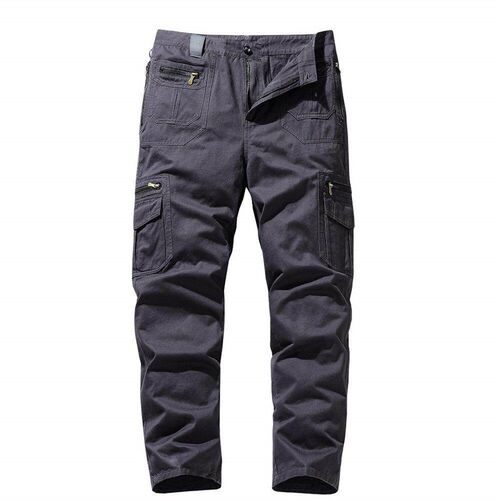 Multi pocket long pants for men, straight leg season
