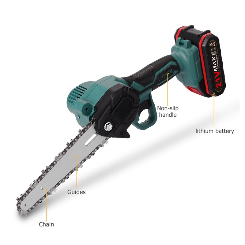 21V 4-6Inch Portable Electric Pruning-Saw Electric Chainsaw - 实物图