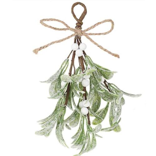Artificial Hanging Christmas Mistletoe Holiday Home Decor 23