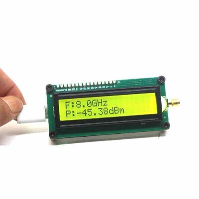 1Mhz-8Ghz AD8319 RF Power Meter ARW227 24Bit ADC High