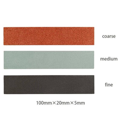 Aluminium oxide stone 3 pieces200# 400# 600#  deburring and