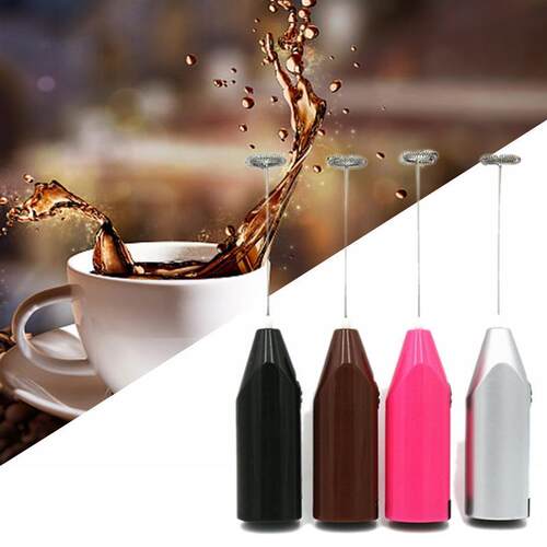 Handheld Electric Coffee Milk Egg Bea Whisk Frother Mixer Fo