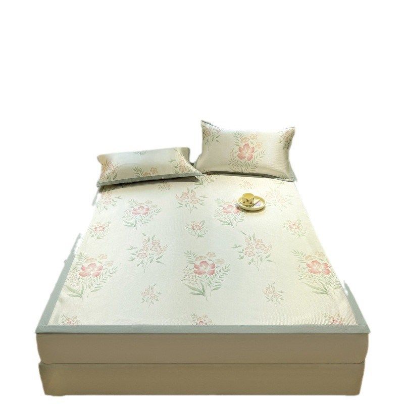 类冰藤席202夏季可水洗凉席三件夏天席子宿舍单人空调席软席,床上用品,藤席,淘宝优惠券,粉丝福利购,淘宝优惠卷