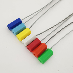 钢丝扎带物流封口抽紧式锁扣一次性铅封塑料水电表货柜集装箱封条