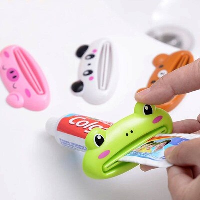 Cartoon Animal Frog Piggy Toothpaste Squeezer Practical Home