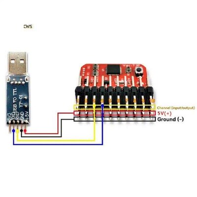 3-30V T1P Model Remote Receiver PWM To PPM/SBUS/ELRS For
