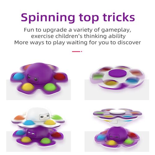 Pop Fidget Relieve Sss Toys Change Face Octopus Push It Bubb