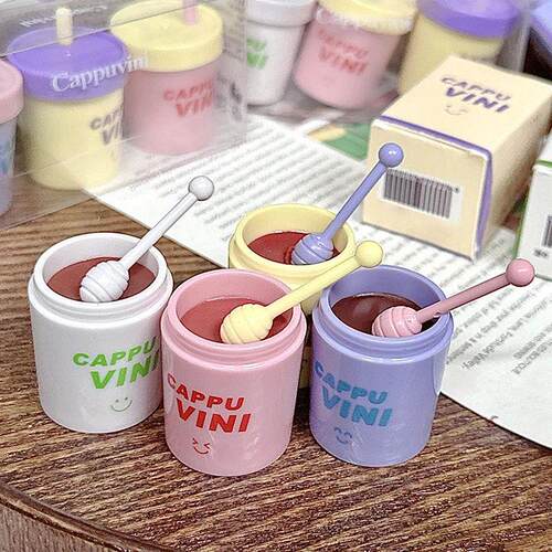 Milk tea cup Solid lip Honey Autumn and Winter Moisturizing