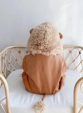 Cartoon Lion Baby Rompers Spring Baby Girl Clothes One Piece