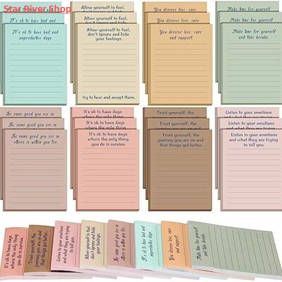 Mental health English inspirational cartoon sticky notes