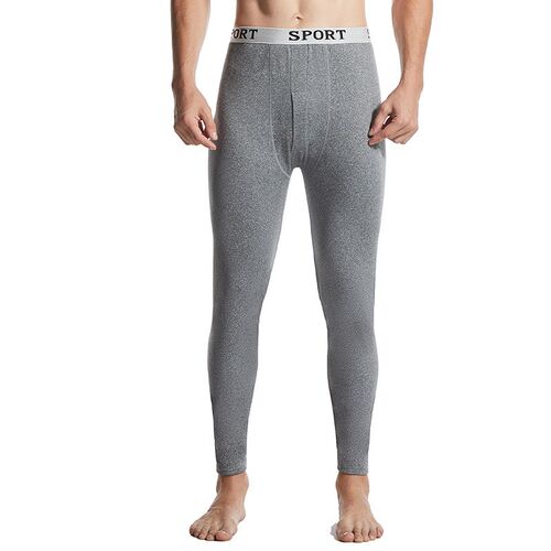 Men Long Johns Thermal Underwear Winter Warm Long Pants 裤子
