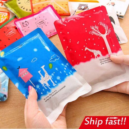 cute cartoon mini hand cold cooler bag ice pack summer packs