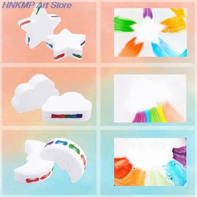 Hot 4 Styles Rainbow Exfoliating Bombs Care Body Moisturizin