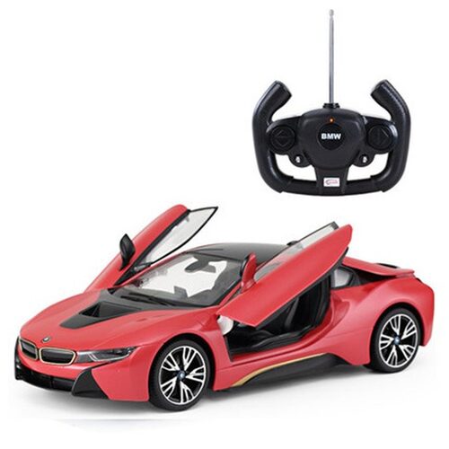 RC1/18 die-casting BMW i8 remote control car can open the do