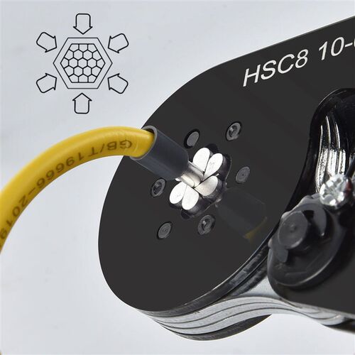 Ferrule Crimping Tool Kit with Tubular Wire Connectors Toolb