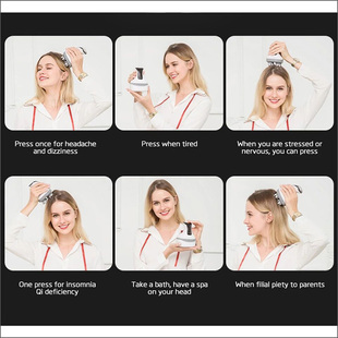 Electric Scalp Head Massage Healthcare Relax Deep Tissue