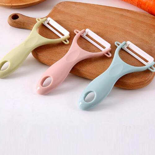 2 Colors Gadget Ceramic Peeler Fruit Vegetable Peeler Potato