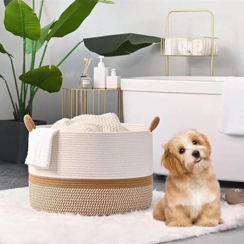 Large Blanket Basket,Woven Baskets for storage Baby Laundry