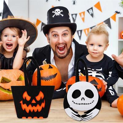 Hallowow Day decorating candy bags, Christmas Night childre