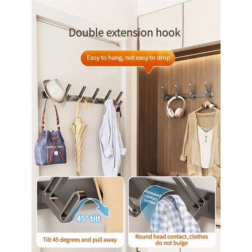no drill hook wall hook?clothes hook bathroom toilet space