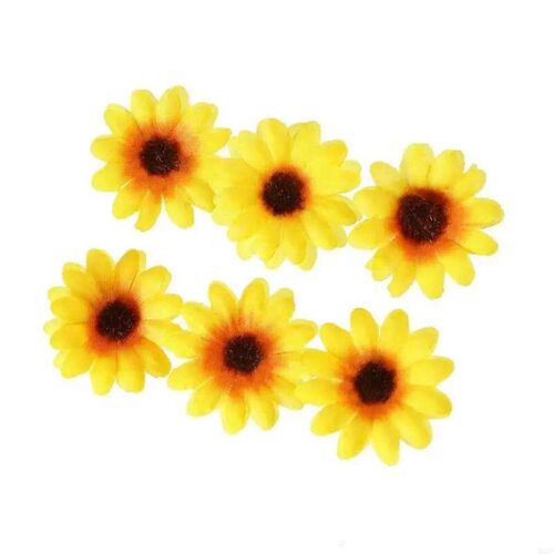5/6 Sunflower Hair Clips Side Hair Clips Cute - Daisy Flower