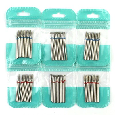 10pcs Diamond Milling Cutter Nail Drill Bits Set For Manicur