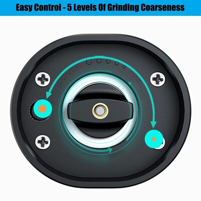 Electric Automatic Mill Pepper And Salt Grinder With LED Lig