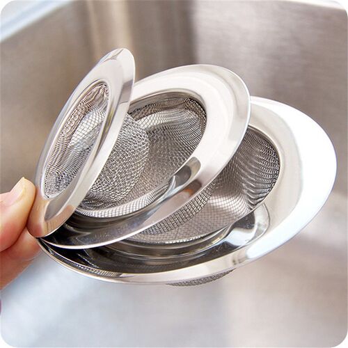 Kitchen Sink Filter Mesh Metal Floor Drain Net Food Slag Sto