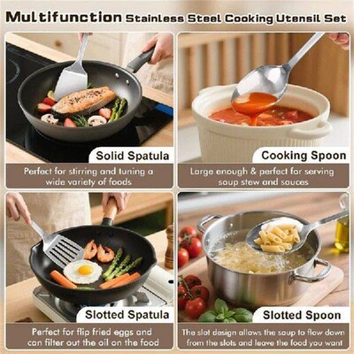 Stainless Steel Cooking Utensils Kitchen Utensils Set