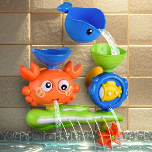 Baby Bath Toys Bathtub DIY Bath Time Water Game Spray Swimmi