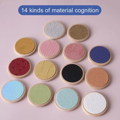 Montessori Sensory Toys Tactile Board Matching Game Tactile