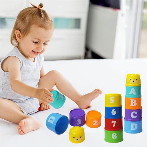 Figure & Letters Children Educational Toys Baby Fun Stacking