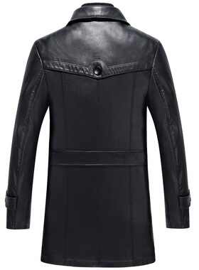 Free shiping  new  black sheepskin soft matte men smart casu