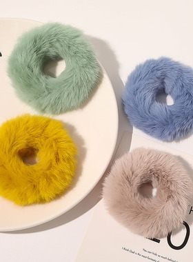 New Warm Soft Elastic Hair Band Hair Scrunchies Women Girls